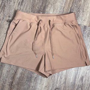 Old Navy Active wear, elastic waist brown shorts, size small